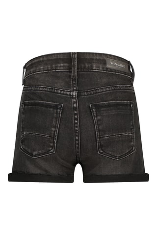 Calções de ganga- Preto