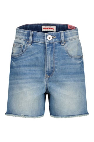 Calções de ganga- Azul