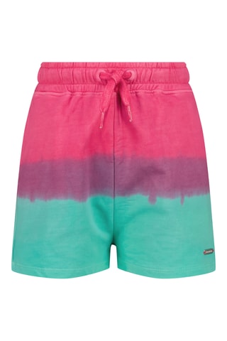 Calções dip and dye- Fúcsia