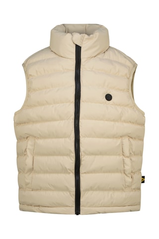 Colete acolchoado- Bege