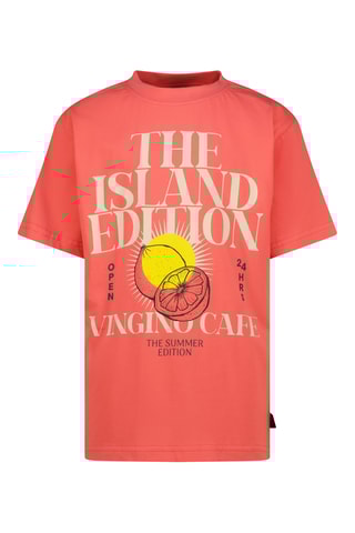 T-shirt- Coral