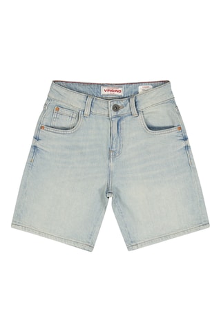 Calções de ganga - Azul-claro