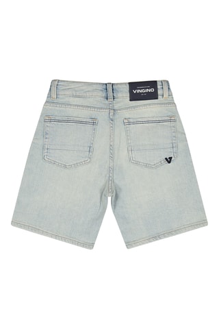 Calções de ganga - Azul-claro