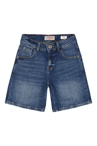 Calções de ganga - Azul-cobalto