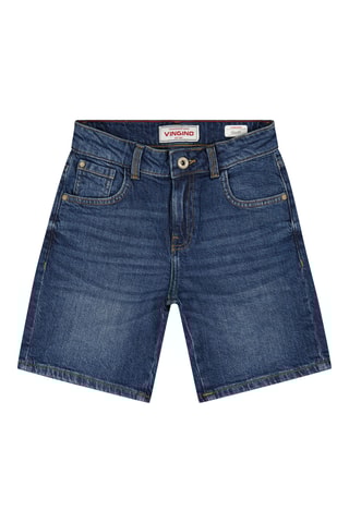 Calções de ganga- Azul