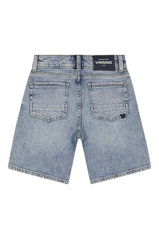 Calções de ganga - Azul-claro