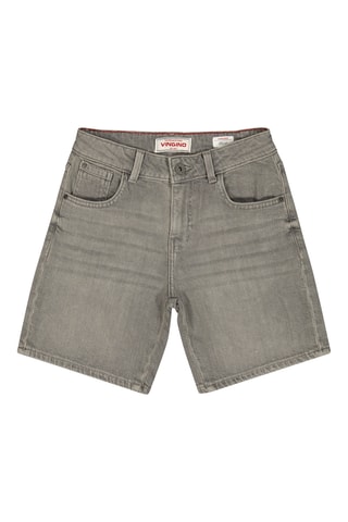 Calções de ganga - Cinzento-escuro