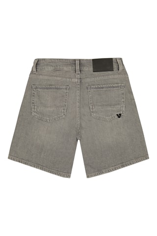 Calções de ganga - Cinzento-escuro