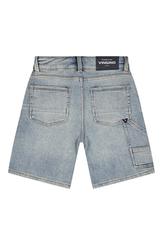 Calções de ganga - Azul-claro