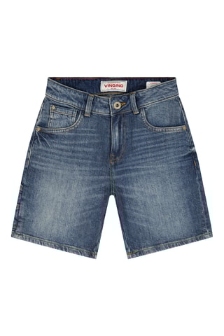 Calções de ganga- Azul