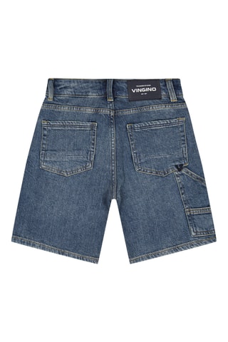 Calções de ganga- Azul