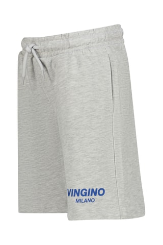 Calções - Cinzento-claro mesclado