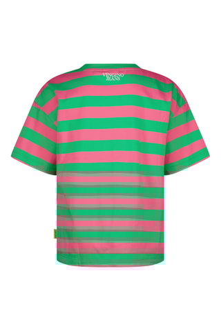 T-shirt - Verde e vermelho