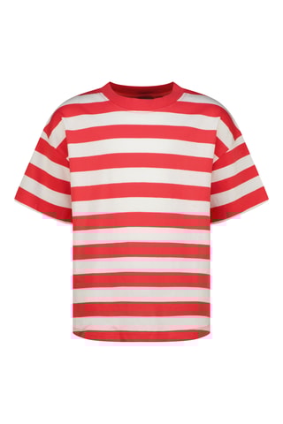 T-shirt - Vermelho e branco