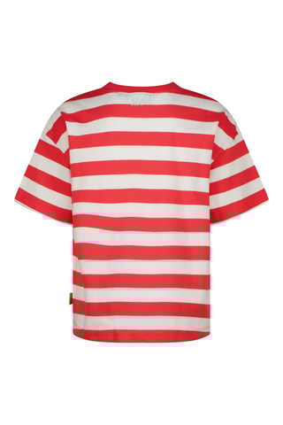 T-shirt - Vermelho e branco