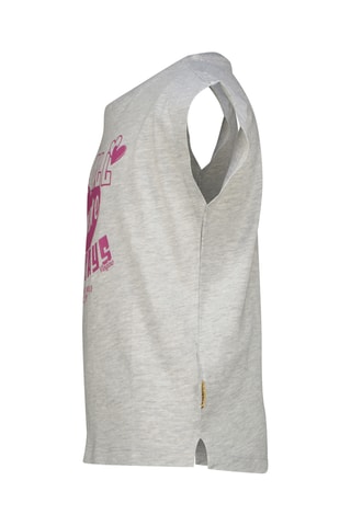 T-shirt - Cinzento-claro mesclado e rosa