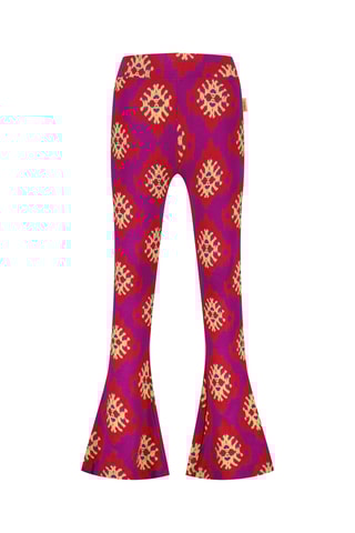 Calças - Violeta e vermelho