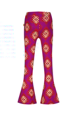 Calças - Violeta e vermelho