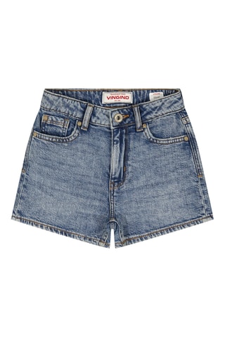 Calções de ganga - Azul-marinho