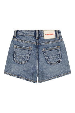 Calções de ganga - Azul-marinho