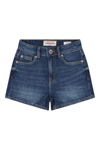 Calções de ganga - Azul-noite