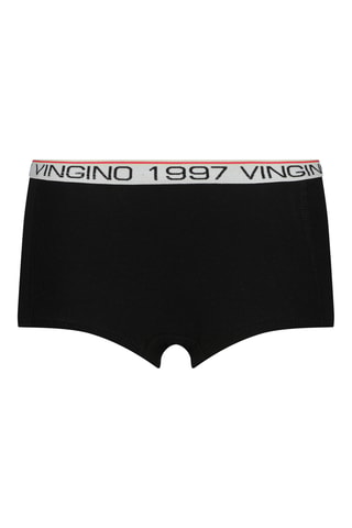 3 shorties - Preto e vermelho