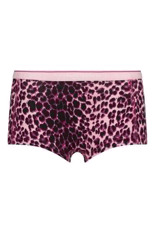 Camisola de alça e shorties - Violeta e preto