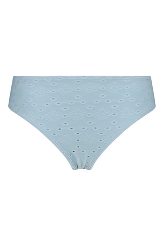 Biquíni em bordado inglês - Azul-celeste