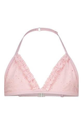 Biquíni em bordado inglês - Rosa