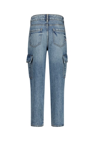 Calças de ganga cargo - Azul