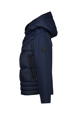 Casaco com capuz - Azul-marinho