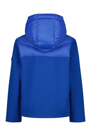 Casaco com capuz- Azul