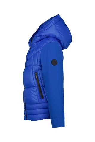 Casaco com capuz- Azul