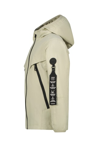 Casaco com capuz- Cru