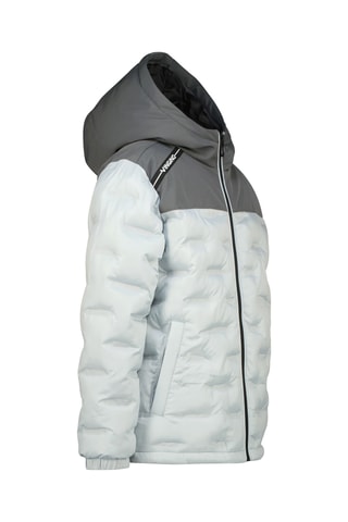 Casaco com capuz- Cinzento