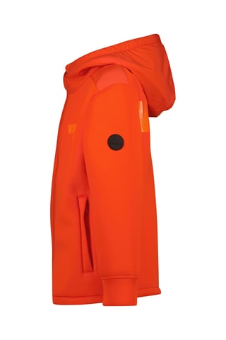 Casaco com capuz - Vermelho e laranja