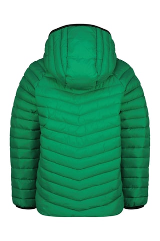Blusão com capuz - Verde e preto