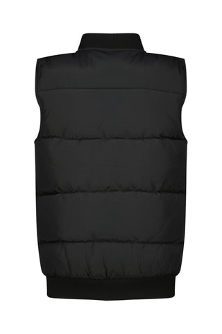 Colete acolchoado - Preto e cru