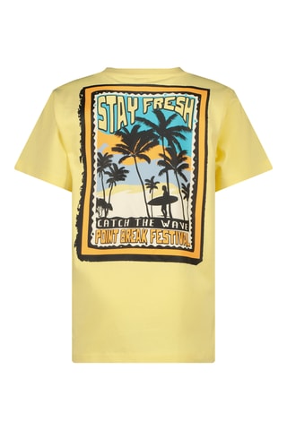 T-shirt - Amarelo e branco