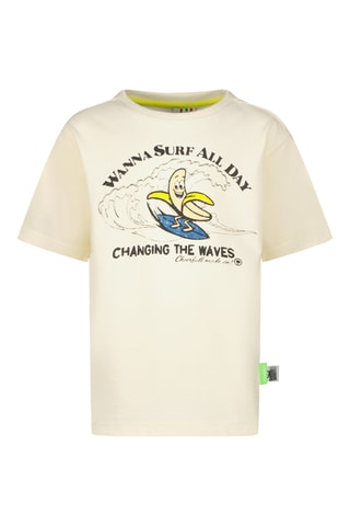 T-shirt - Cru e amarelo