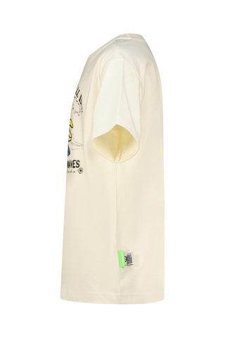 T-shirt - Cru e amarelo