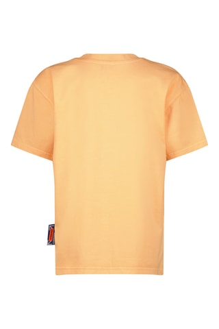 T-shirt - Laranja e branco