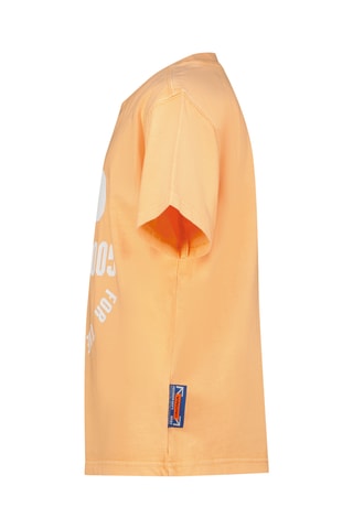 T-shirt - Laranja e branco