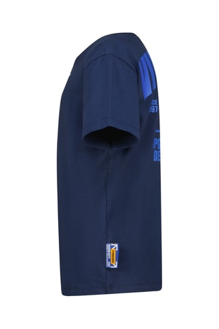 T-shirt - Azul-marinho e branco