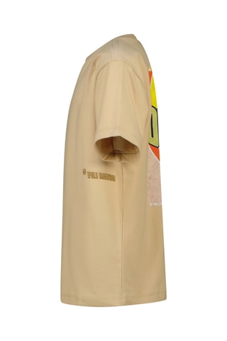 T-shirt - Bege e verde-claro