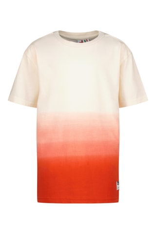 T-shirt dip and dye - Cru e coral
