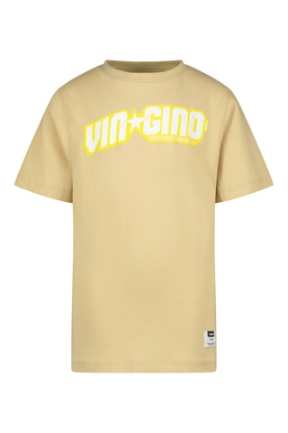 T-shirt - Bege-claro e amarelo