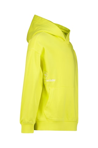 Sweat com capuz - Verde-fluorescente e rosa