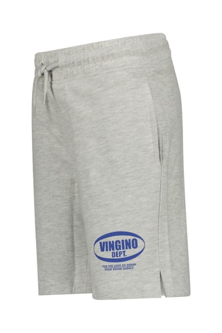 Calções - Cinzento mesclado e preto