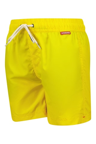 Calções de banho - Amarelo e vermelho